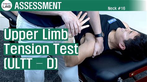 Upper Limb Tension Test D Ultt D I 목 디스크 And 신경근병증 평가 I Cervical Disc