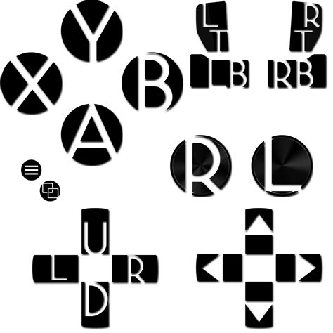 Xbox One Controls Icons