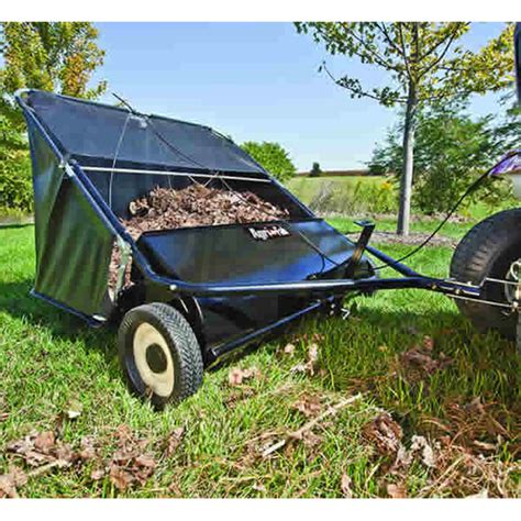 Agri Fab 45 0352 42 Inch 22 Cubic Foot Deluxe Tow Behind Lawn Sweeper