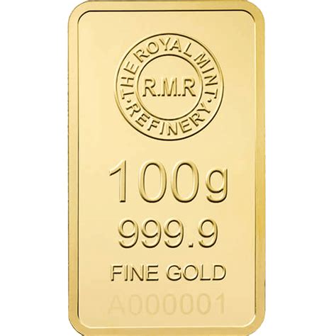 Gram Gold Bar Minted Royal Mint Bullion