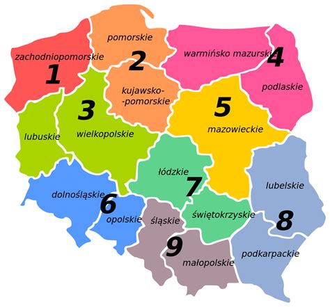 Wiele osób kwalifikuje się do tej grupy nawet o tym nie wiedząc. File:Polish HAM Radio Regions.svg - Wikimedia Commons