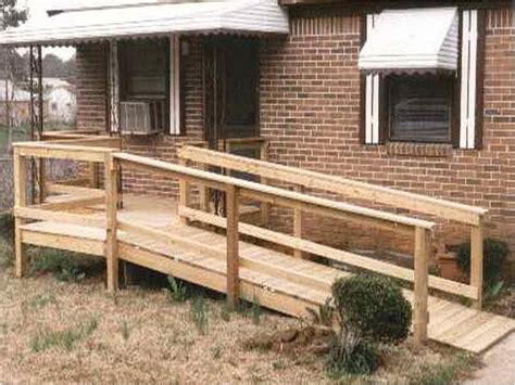 A ratio of 1:12 is the maximum slope. Home Wheelchair Ramp Plans | plougonver.com