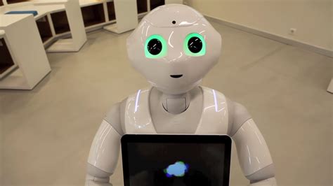 Meet Pepper The Cute Little Robot Knows That How Youre Feeling