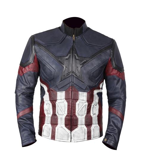 Avengers Infinity War Captain America Leather Jacket Maker Of Jacket