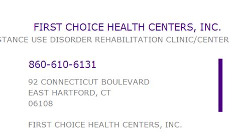 First Choice Health Center In East Hartford Ct