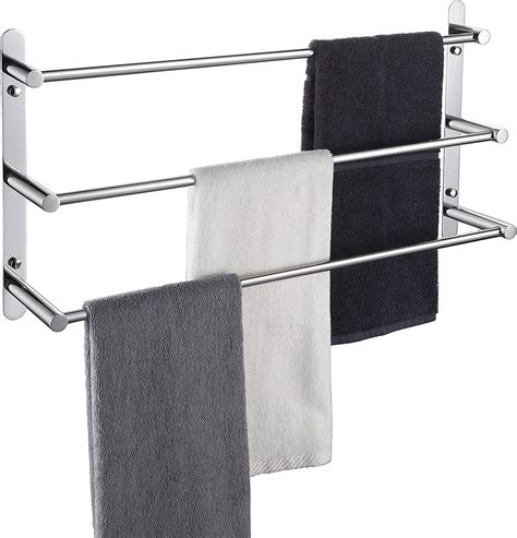 Kokosiri Bath Towel Bars Bathroom 3 Tiers Ladder Towel Rails Wall