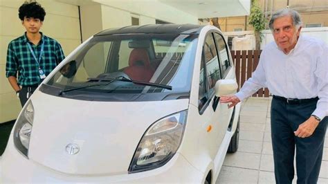 Ratan Tata Takes Delivery Of Custom Tata Nano Electric Car Check Details Ht Auto