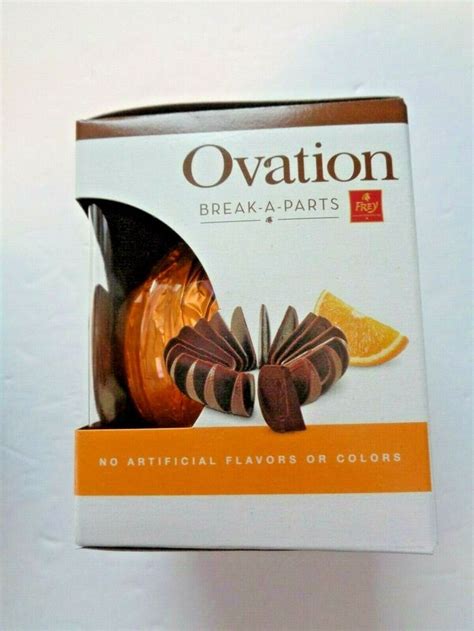 Ovation Break A Parts Dark Swiss Chocolate Orange Ball Frey 20 Piece