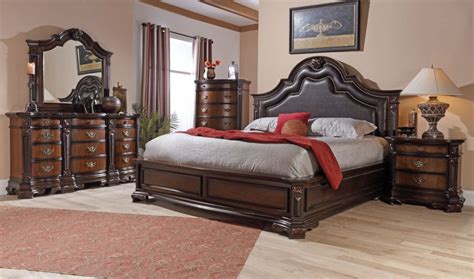 Lifestyle Furniture B4258 King Mansion Bedroom Set | King ...