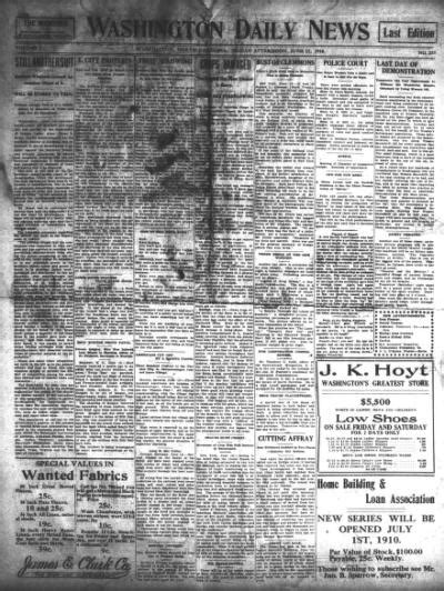 Washington Daily News Washington Nc 1909 Current June 17 1910 Last Edition Image 1