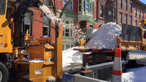 Nysdot Assisting Troy Snow Clearing On 3rd Street Youtube