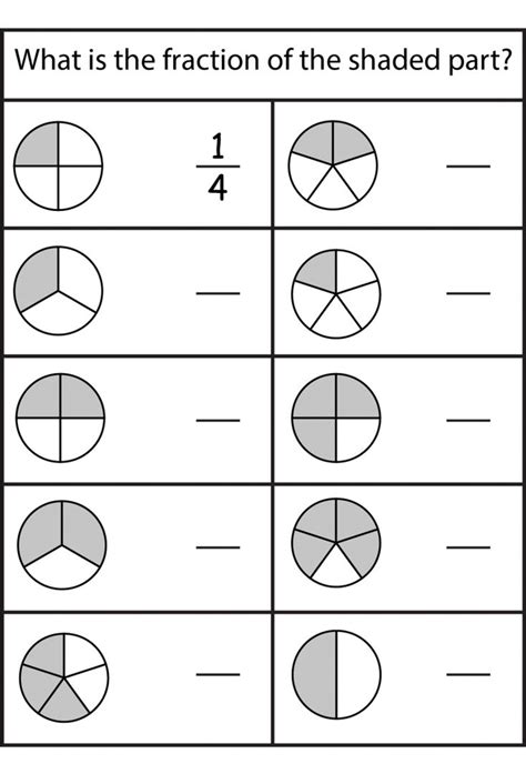 The math worksheets include exercises such as subtraction, addition, and multiplication. Math Fraction Worksheets for Kids | Math fractions ...