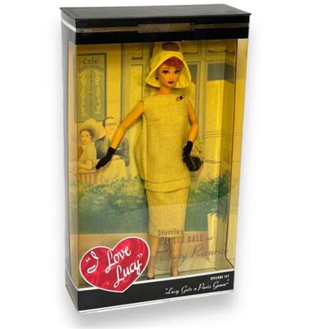 2002 i love lucy “gets a paris gown barbie doll episode 147 mattel new b0313 27084002997 ebay