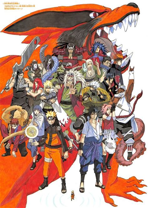 Naruto Gran Colección Ninja World Masashi Kishimoto Naruto Serie Póster