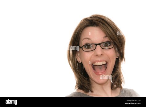 Emotions Of A Young Woman Stock Photo Alamy