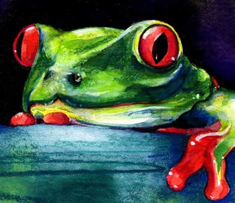 Hello By Kathy Morton Stanion Frog Pictures Frog Pics Owl Painting