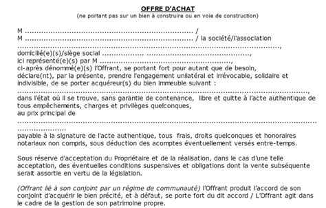 La promesse de vente est un véritable contrat qui implique des obligations réciproques pour chacune des deux parties. modele promesse achat immobilier - Modele de lettre type