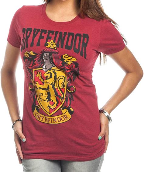 Harry Potter Gryffindor Juniors Camiseta Roja Rojo X Small Amazon