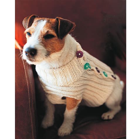 Since you'll want a sweater that fits your dog without being too loose or tight, measure the length and girth of your dog. Keep Your Pet Cosy In A Buttoned Dog Jumper