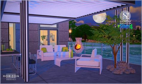 Sims 4 Ccs The Best Outdoor Furniture By Simcredible Designs