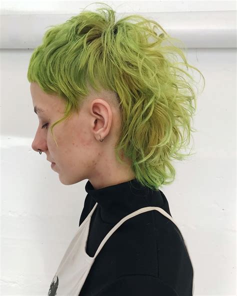 Sasha Hairstylist 🌙 On Instagram “mullet Undercut Bangs Tails Waves Thanks For Letting
