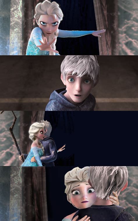 She Needs A Hug Elsa And Jack Frost Photo 36577527 Fanpop