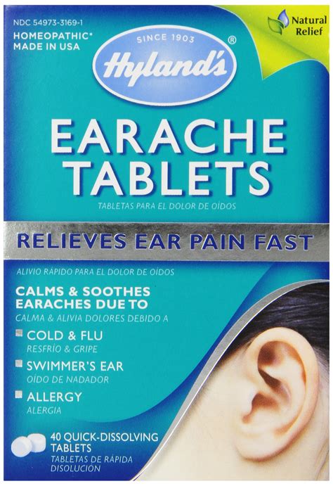 Hylands Earache Drops Natural Homeopathic Cold And Flu