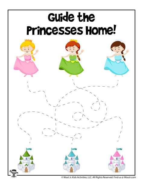 Princess Activity Sheets