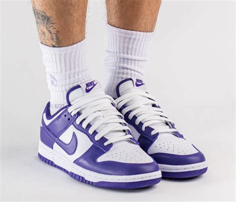 Nike Dunk Low Championship Court Purple Dd1391 104 Release Date Info