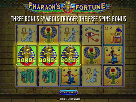 free pharaohs fortune slot game