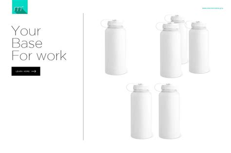 Download Water Bottle Mock-up | Water bottle, Flask water bottle, Hydro flask water bottle