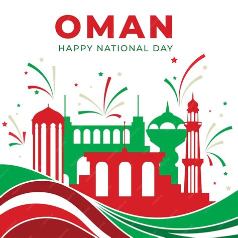 Free Vector Flat Design National Day Of Oman
