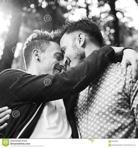 Gay Couple Love Outdoors Concept Stock Image Image Of Lovers Adult 84469931
