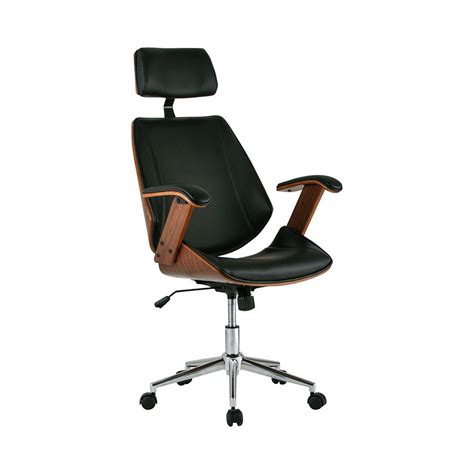 High end office chairs are expensive, but these 5 chairs are worth every single dollar! First Mate Office Chair in Black | so nice with the black ...