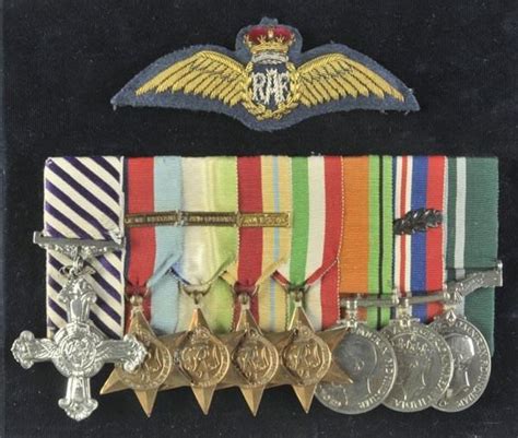 Distinguished Flying Cross A George Vi Coronation Medal Dated 1940 On