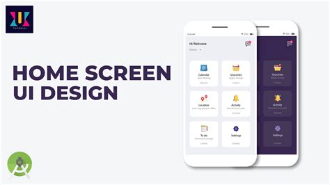Home Screen Ui Design Android | Awesome Home
