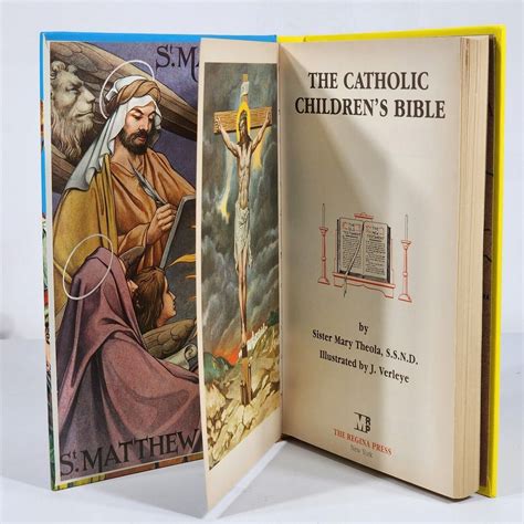 The Catholic Childrens Bible By Sister Mary Theola 1983 Hardcover
