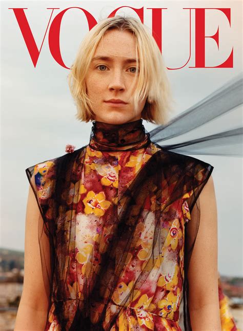 Saoirse ronan, paul mescal and lakeith stanfield will star in foe, an adaptation of the iain reid bestselling science fiction novel. "Mary Queen of Scots" Star Saoirse Ronan Covers Vogue's ...