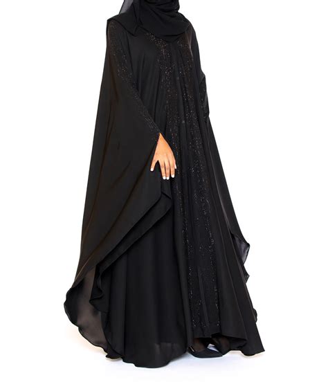 Ebony Cape Abaya Abayas Fashion Black Abaya Designs Abaya Fashion