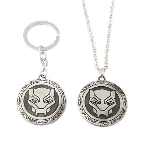 The Avengers Infinite War Black Panther Necklaces High Quality Figure