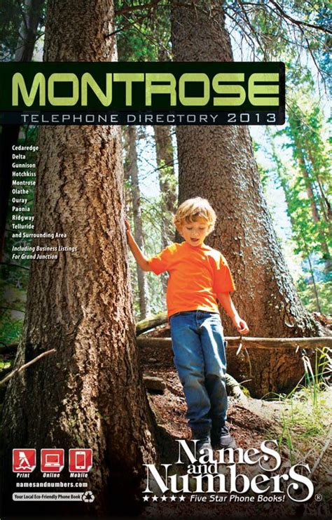 Simply enter the phone number in the correct international format. MONTROSE (Colorado) 2013 Yellow Pages and White Pages ...
