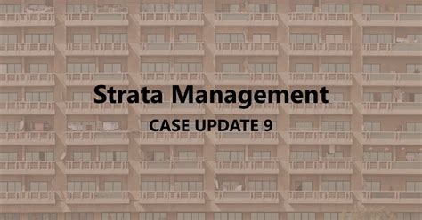 Strata management in new south wales, australia is currently governed by legislation including the strata schemes management act 1996 and the governing strata management. Strata Management Case Updates 9 - How to deal with AirBnb ...