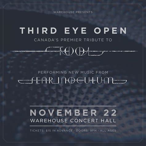 Tickets For Third Eye Open A Tribute To Tool In St Catharines From
