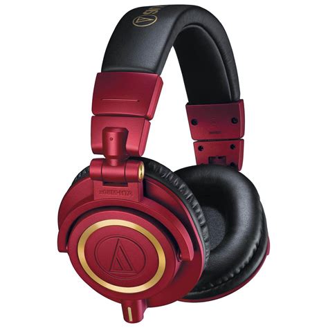 Audio Technica Ath M50xrd Limited Edition Closed Back Studio Headphones Red