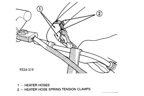Heater Hose Routing Diagram