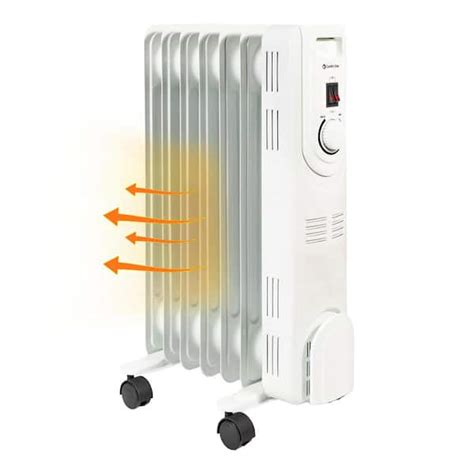 Gymax 1500 Watt Electric Oil Filled Radiator Space Heater With