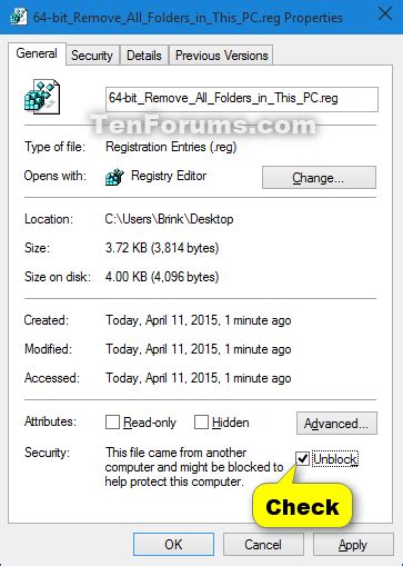 Unblock File In Windows 10 Tutorials