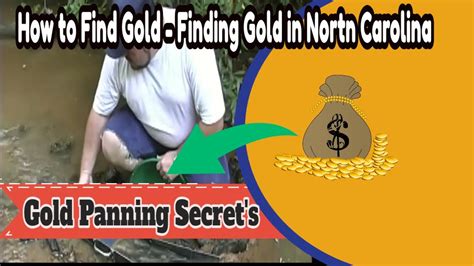 Finding Gold in North Carolina - Gold Panning Secrets - YouTube