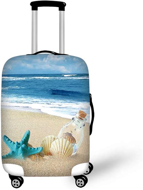 Luggage Cover Protector 3d Beach Seastar Print Fit 18 30