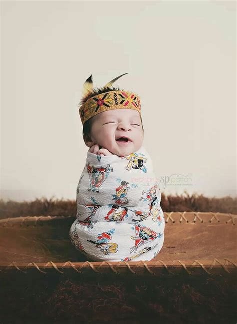 The Cutest Little Indian Boy Ever Newborn Indian Boy Papoose Photo